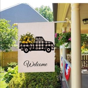 Summer Lemon Truck 28 x 40 House Flag